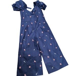Janie and Jack NWT size 4
 Navy Floral Jumpsuit